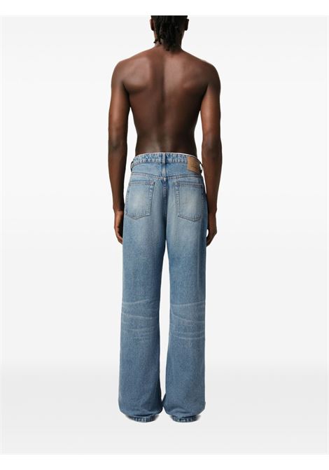 Blue classic five pockets wide-leg jeans Ami Paris - men AMI PARIS | HTR450DE0046480